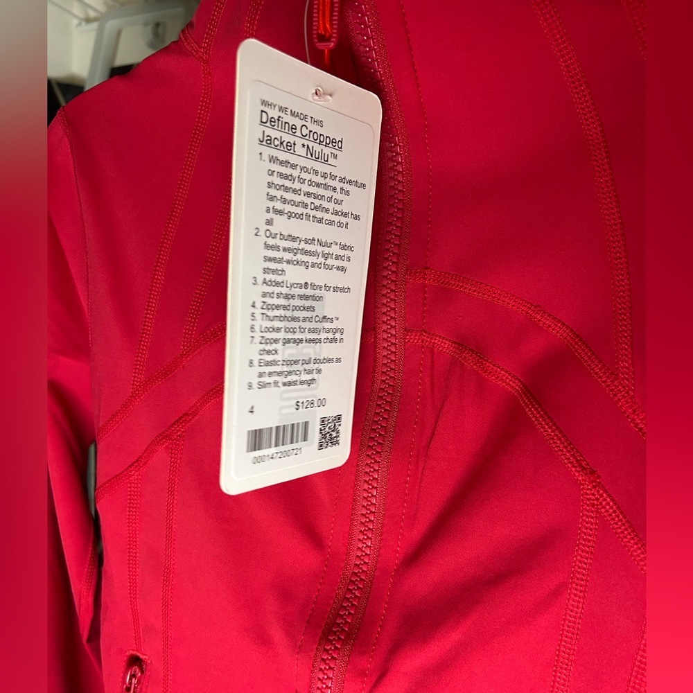 Lululemon Athletica Vibrant Pink Jacket